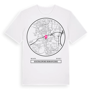 Katastralgemeinde Brunn am Gebirge t-shirt – ekologisk bomull t-shirt från Pinshirt