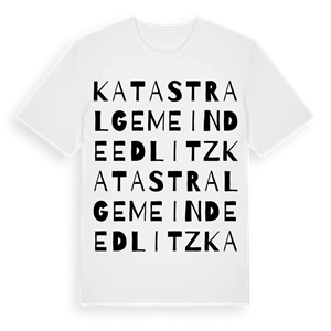 Katastralgemeinde Edlitz ordlek t-shirt – ekologisk bomull t-shirt från Pinshirt