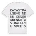 Katastralgemeinde Eisengraben ordlek t-shirt