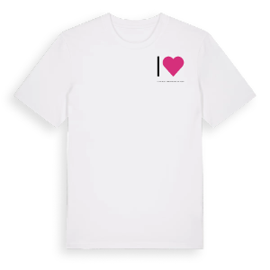 Jag älskar Katastralgemeinde Eisengraberamt t-shirt litet tryck – ekologisk bomull t-shirt från Pinshirt