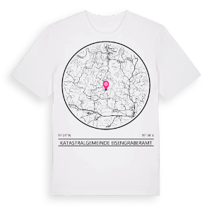 Katastralgemeinde Eisengraberamt t-shirt – ekologisk bomull t-shirt från Pinshirt