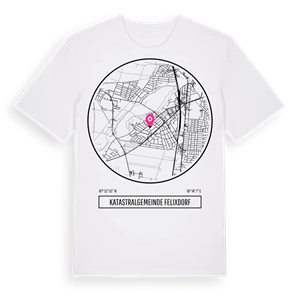 Katastralgemeinde Felixdorf t-shirt – ekologisk bomull t-shirt från Pinshirt