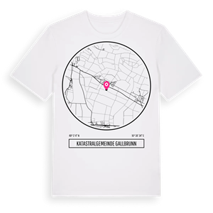 Katastralgemeinde Gallbrunn t-shirt – ekologisk bomull t-shirt från Pinshirt