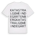 Katastralgemeinde Gärtenberg ordlek t-shirt