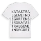 Katastralgemeinde Gärtenberg ordlek t-shirt