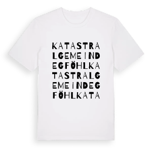 Katastralgemeinde Gföhl ordlek t-shirt – ekologisk bomull t-shirt från Pinshirt