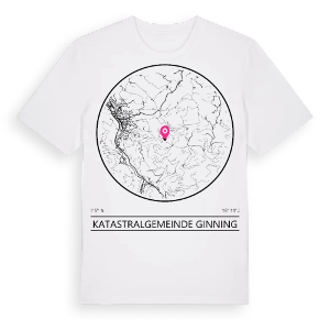 Katastralgemeinde Ginning t-shirt – ekologisk bomull t-shirt från Pinshirt