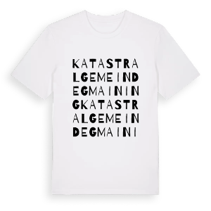 Katastralgemeinde Gmaining ordlek t-shirt – ekologisk bomull t-shirt från Pinshirt