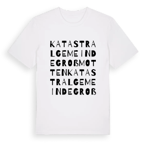 Katastralgemeinde Großmotten ordlek t-shirt – ekologisk bomull t-shirt från Pinshirt
