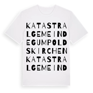 Katastralgemeinde Gumpoldskirchen ordlek t-shirt – ekologisk bomull t-shirt från Pinshirt