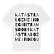 Katastralgemeinde Guntramsdorf ordlek t-shirt