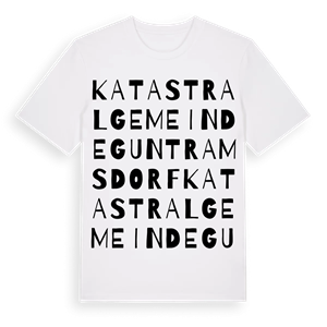 Katastralgemeinde Guntramsdorf ordlek t-shirt – ekologisk bomull t-shirt från Pinshirt
