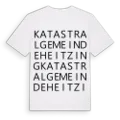 Katastralgemeinde Heitzing ordlek t-shirt