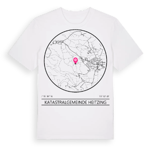 Katastralgemeinde Heitzing t-shirt – ekologisk bomull t-shirt från Pinshirt