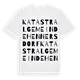 Katastralgemeinde Hennersdorf ordlek t-shirt