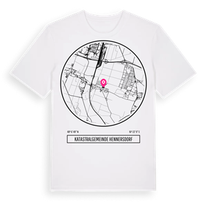 Katastralgemeinde Hennersdorf t-shirt – ekologisk bomull t-shirt från Pinshirt