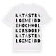 Katastralgemeinde Hochwolkersdorf ordlek t-shirt