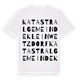 Katastralgemeinde Kleinwetzdorf ordlek t-shirt