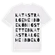 Katastralgemeinde Königstetten ordlek t-shirt