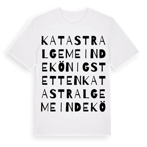 Katastralgemeinde Königstetten ordlek t-shirt – ekologisk bomull t-shirt från Pinshirt