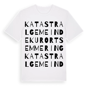 Katastralgemeinde Kurort Semmering ordlek t-shirt – ekologisk bomull t-shirt från Pinshirt