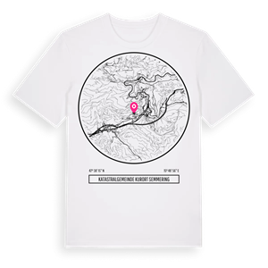 Katastralgemeinde Kurort Semmering t-shirt – ekologisk bomull t-shirt från Pinshirt