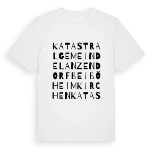 Katastralgemeinde Lanzendorf bei Böheimkirchen ordlek t-shirt – ekologisk bomull t-shirt från PinShirt