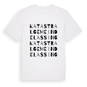 Katastralgemeinde Lassing ordlek t-shirt – ekologisk bomull t-shirt från Pinshirt