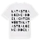 Katastralgemeinde Lichtenwörth ordlek t-shirt