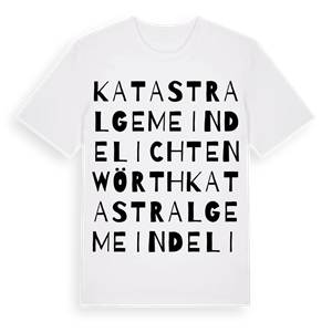 Katastralgemeinde Lichtenwörth ordlek t-shirt – ekologisk bomull t-shirt från Pinshirt