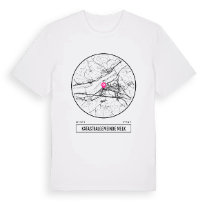 Katastralgemeinde Melk t-shirt – ekologisk bomull t-shirt från Pinshirt