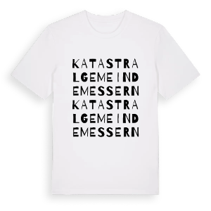 Katastralgemeinde Messern ordlek t-shirt – ekologisk bomull t-shirt från Pinshirt