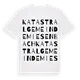 Katastralgemeinde Miesenbach ordlek t-shirt