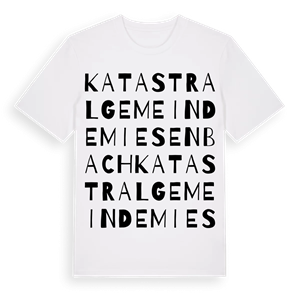 Katastralgemeinde Miesenbach ordlek t-shirt – ekologisk bomull t-shirt från Pinshirt