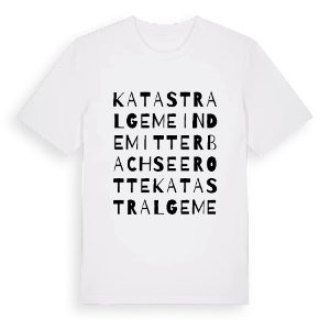 Katastralgemeinde Mitterbachseerotte ordlek t-shirt – ekologisk bomull t-shirt från Pinshirt