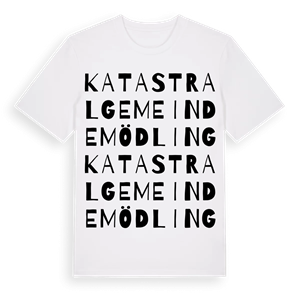Katastralgemeinde Mödling ordlek t-shirt – ekologisk bomull t-shirt från Pinshirt