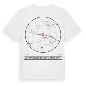 Katastralgemeinde Moritzreith t-shirt – ekologisk bomull t-shirt från Pinshirt