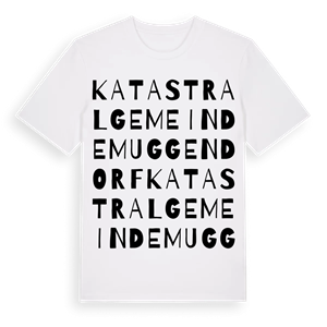 Katastralgemeinde Muggendorf ordlek t-shirt – ekologisk bomull t-shirt från Pinshirt