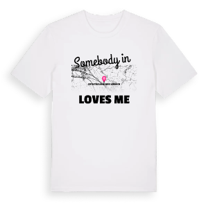 Någon i Katastralgemeinde Neubach älskar mig t-shirt – ekologisk bomull t-shirt från Pinshirt