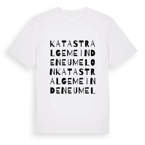Katastralgemeinde Neumelon ordlek t-shirt – ekologisk bomull t-shirt från Pinshirt