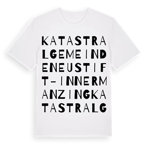 Katastralgemeinde Neustift-Innermanzing ordlek t-shirt – ekologisk bomull t-shirt från Pinshirt
