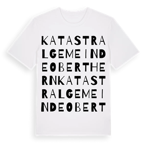 Katastralgemeinde Oberthern ordlek t-shirt – ekologisk bomull t-shirt från Pinshirt
