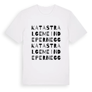 Katastralgemeinde Pernegg ordlek t-shirt – ekologisk bomull t-shirt från Pinshirt