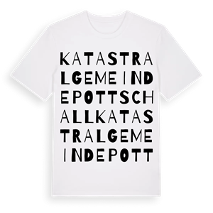 Katastralgemeinde Pottschall ordlek t-shirt – ekologisk bomull t-shirt från Pinshirt