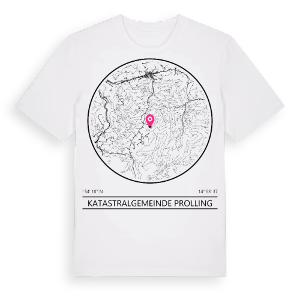 Katastralgemeinde Prolling t-shirt – ekologisk bomull t-shirt från Pinshirt