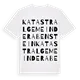 Katastralgemeinde Rabenstein ordlek t-shirt