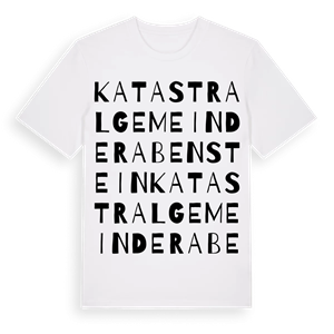Katastralgemeinde Rabenstein ordlek t-shirt – ekologisk bomull t-shirt från Pinshirt