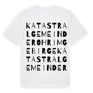 Katastralgemeinde Rohr im Gebirge ordlek t-shirt – ekologisk bomull t-shirt från Pinshirt