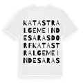 Katastralgemeinde Sarasdorf ordlek t-shirt