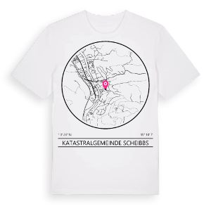 Katastralgemeinde Scheibbs t-shirt – ekologisk bomull t-shirt från Pinshirt